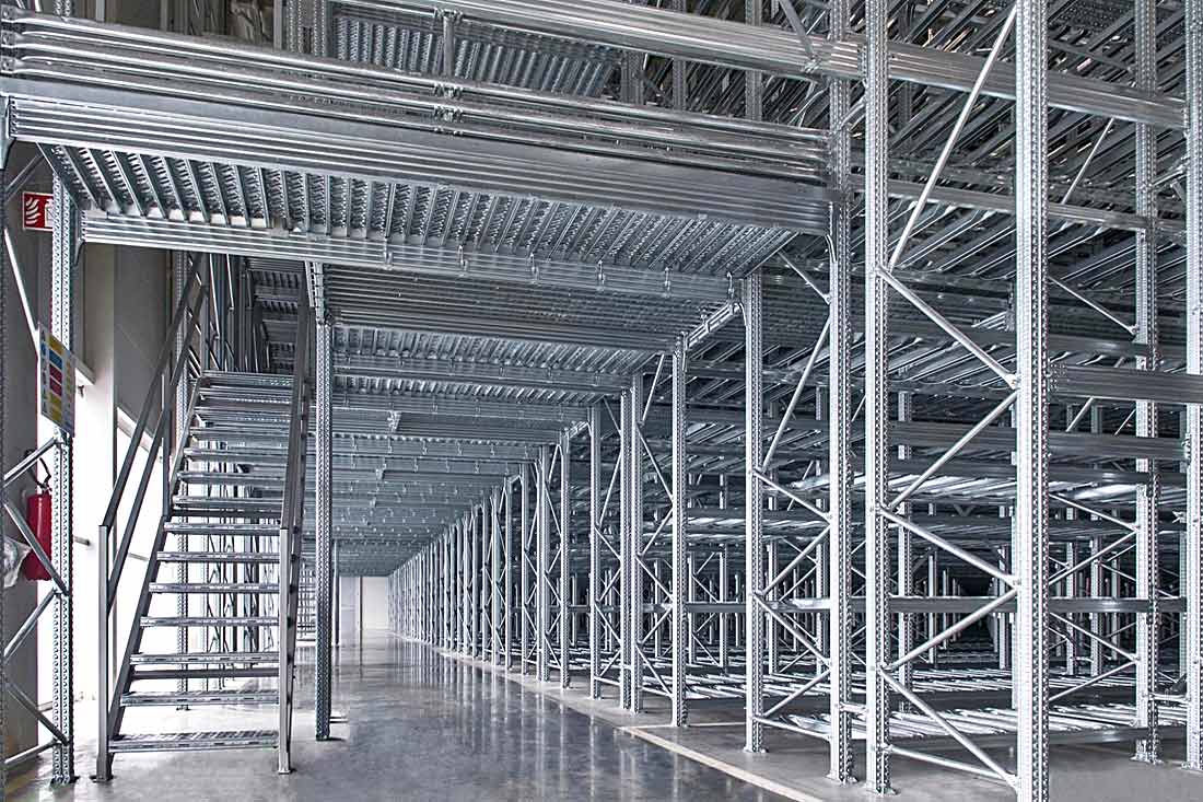 Mezzanines et passerelles