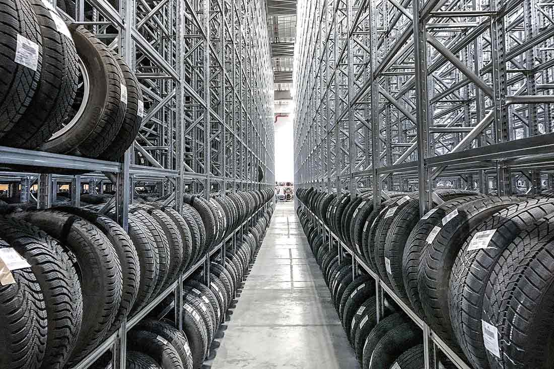 Stockage pneus